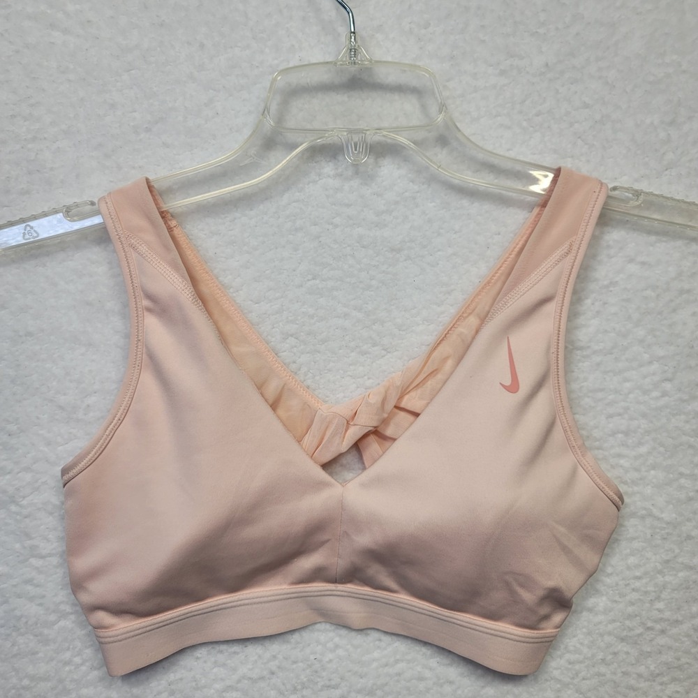 Nike Twist Roll Up Mesh Back Seamless Sports Bra